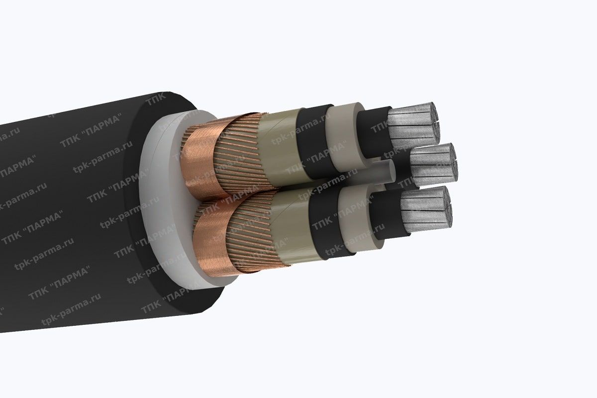 Фотография провода Кабель АПвВнг(B)-LS 3х300/95 - 35кВ